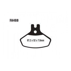 BAL. DISCO EBC. FA468R. BRP. ATV. DS450X ( F )