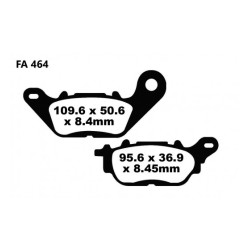 BAL. DISCO GEN. FA464 P/YBR-125R. JGO.